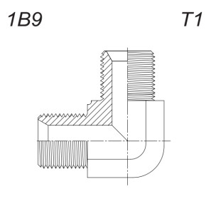 Адаптер BSPT-BSP (NRD) Угловой 90° Ш-Ш