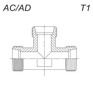 Тройник Metric (MT-S) Ш-Ш-Ш