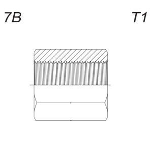 Шестиугольная гайка (RAM/7B)