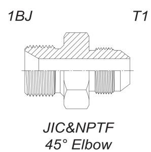 Адаптер BSP (RWN/1BJ) тип Е - JIC Ш-Ш