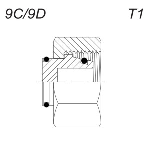 Заглушка Гайка с Внутренней Резьбой (MST-L) Metric