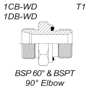 Адаптер BSP (RMNP-L/1CB-WD) тип Е - Metric Ш-Ш