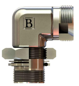Угловой BSP с контр. гайкой 90° (Ш-Ш) RRKD