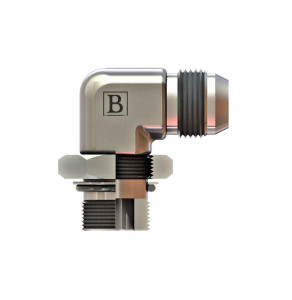 Угловой JIC (UNF) с контр. гайкой 90° (Ш) WWKD