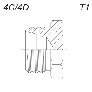 Заглушка с Наружной Резьбой (MET-L) Metric