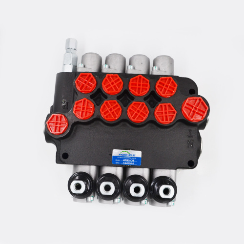 Моноблочный гидрораспределитель серии Р80 (4 секции)