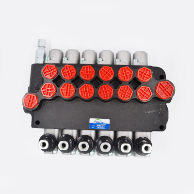 Моноблочный гидрораспределитель серии Р80 (6 секций)