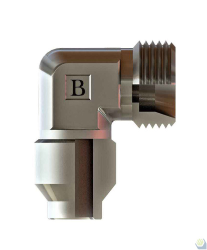 Гидравлические адаптеры Адаптер Угловой Metric 90° Приварной  (Ш)