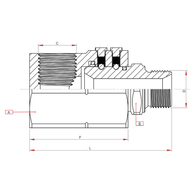 Вертлюг угловой SJE