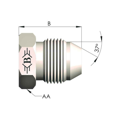 Гидравлические адаптеры Заглушка UNF(JIC) WET