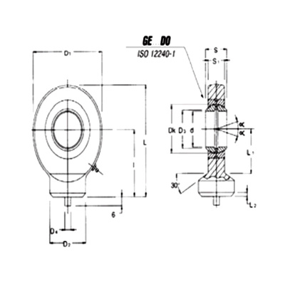 Проушины круглого типа