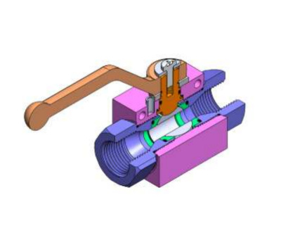 Шаровой 2-ходовой кран BSP