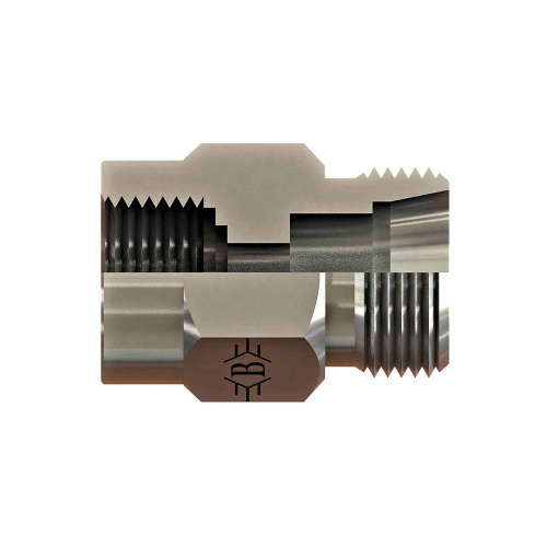 Адаптер для подключения манометра DKO-L  BSP - Metric (Г-Ш)