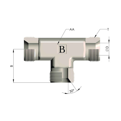 Гидравлические Тройник BSP (Ш-Ш-Ш)