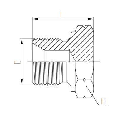 Гидравлические адаптеры Заглушка BSP  (RET) С Наружной Резьбой