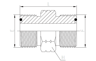 Гидравлические адаптеры ORFS-ORFS (Ш-Ш) OON