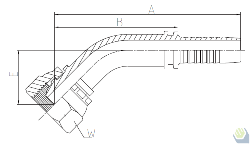 Фитинг DK 45 (гидравлика)