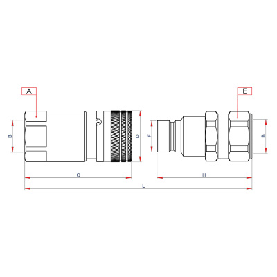БРС FF UNF Ниппель