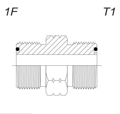 Гидравлические адаптеры Адаптер ORFS (OON) Ш-Ш