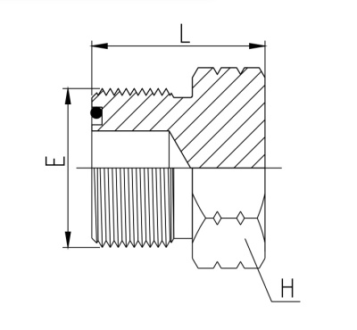Гидравлические адаптеры Заглушка ORFS (Ш)