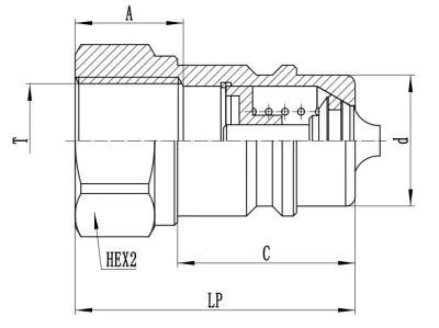 БРС HS1 BSP Ниппель
