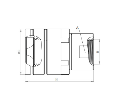 БРС  резьбовые Розетка