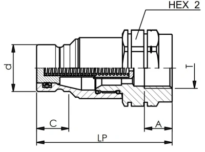 БРС HFH BSP Ниппель