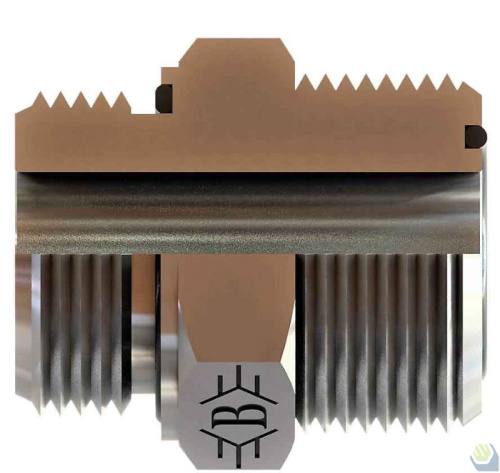 Гидравлические адаптеры BSP-ORFS (Ш-Ш) RON