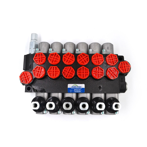 Моноблочный гидрораспределитель серии Р40 (6 секций)