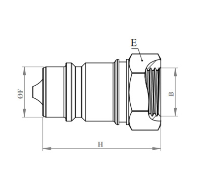БРС ISO-A-NPT Ниппель