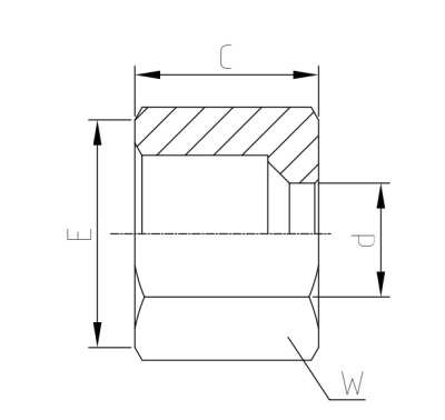 Гидравлические адаптеры Гайка (BS-L)