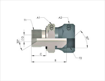Гидравлические адаптеры BSP-BSP (Ш-Г) RRTN