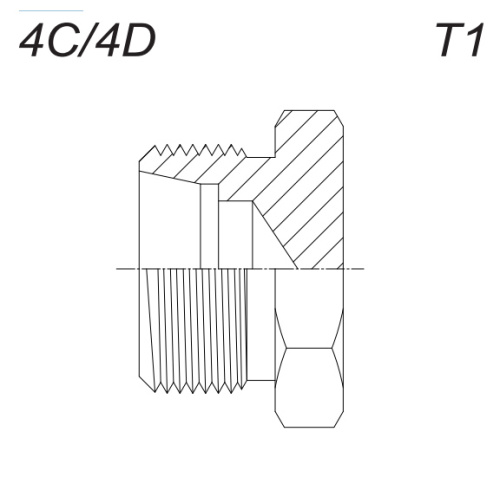 Гидравлические адаптеры Заглушка с Наружной Резьбой (MET-L) Metric
