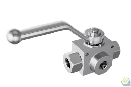 Шаровой 3-ходовой кран BSP тип-L