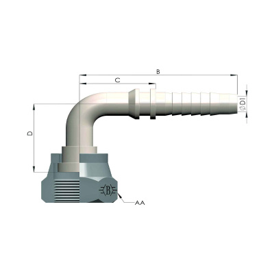Фитинг ORFS 90 OS90 (гидравлика)