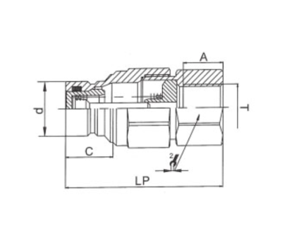 БРС FF BSP Ниппель