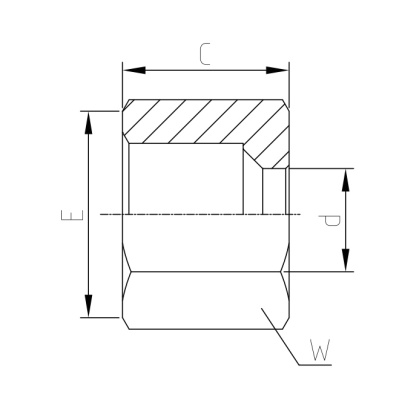 Гидравлические адаптеры Гайка Metric (BS-S)
