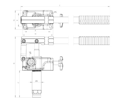 Насос ручной одностороннее действие