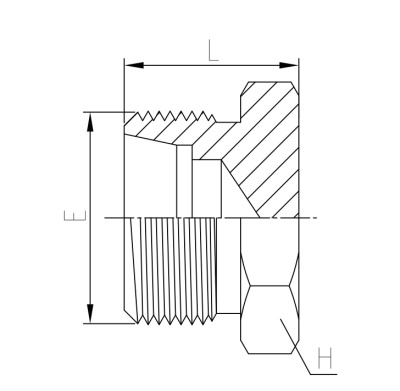 Гидравлические адаптеры Заглушка с Наружной Резьбой (MET-L) Metric