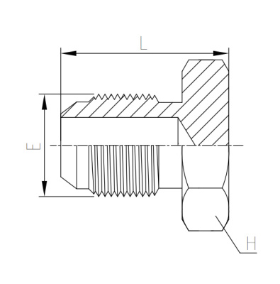 Гидравлические адаптеры Заглушка UNF(JIC) (WET) с наружной резьбой